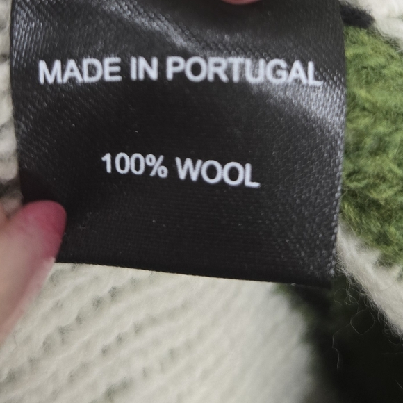 NWT WARM & WONDERFUL Women’s Princess DIANA Wool Sheep Sweater Green SZ XL - Picture 6 of 9